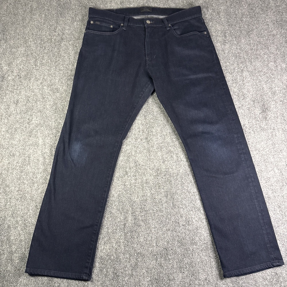 Polo Ralph Lauren Men's The‎ Hampton Relaxed Straight 33x30 Dark Wash Blue Jeans
